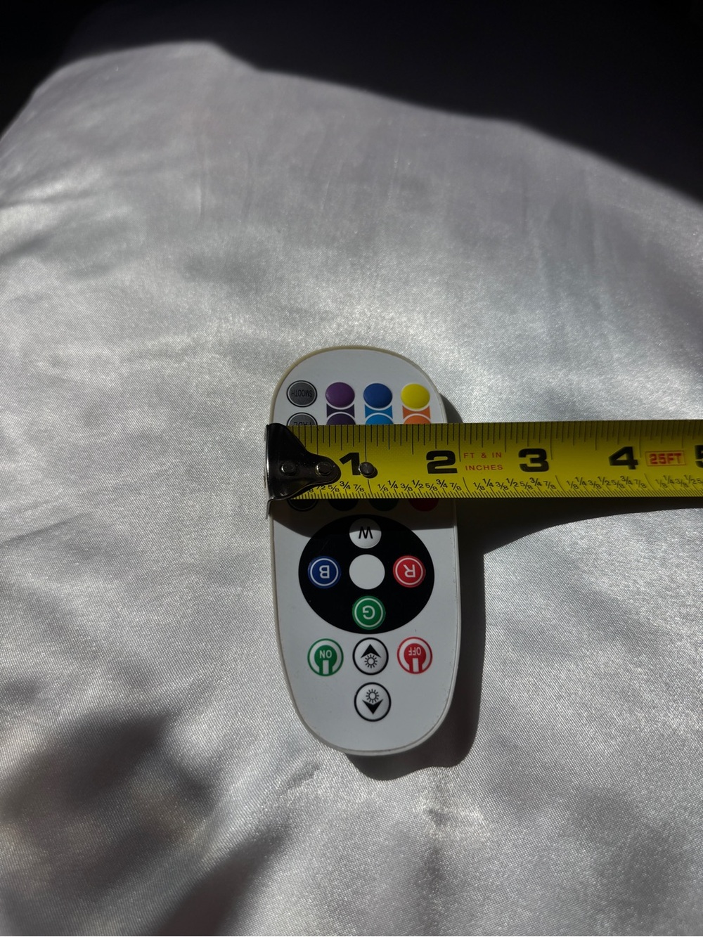 RGB LED Light Replacement Remote Control 24 Key Color Changing Untested - Picture 3 of 9